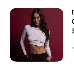 DarcSport Chopper L/S Nikita Top in White